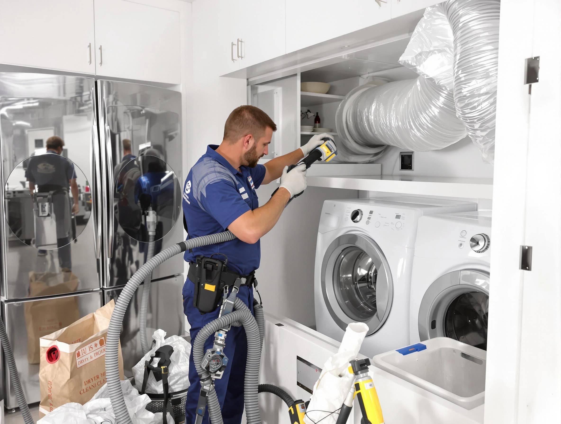 Professional duct cleaning by Syracuse Dryer Vent Cleaning in Syracuse