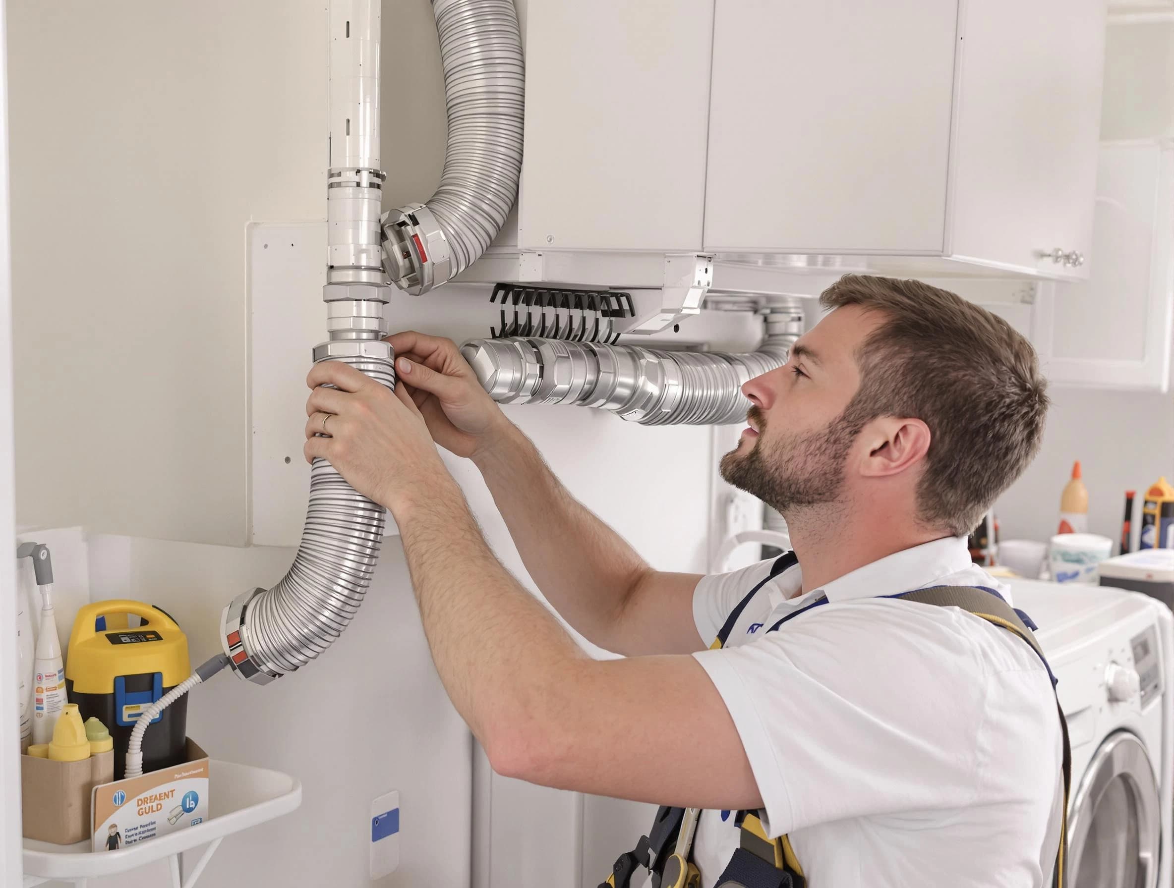 Professional dryer vent repair and installation by Syracuse Dryer Vent Cleaning in Syracuse