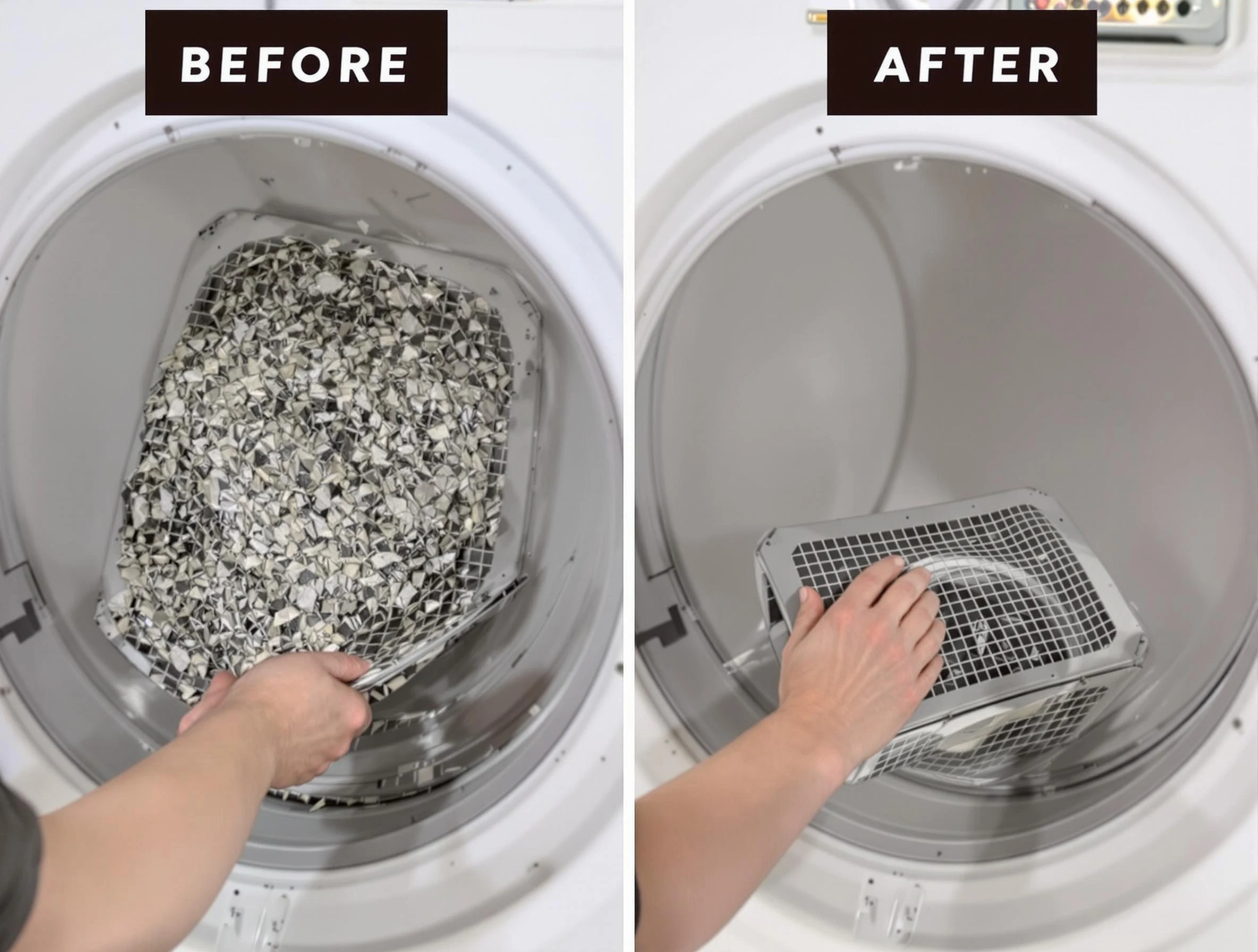 Professional lint trap cleaning by Syracuse Dryer Vent Cleaning in Syracuse