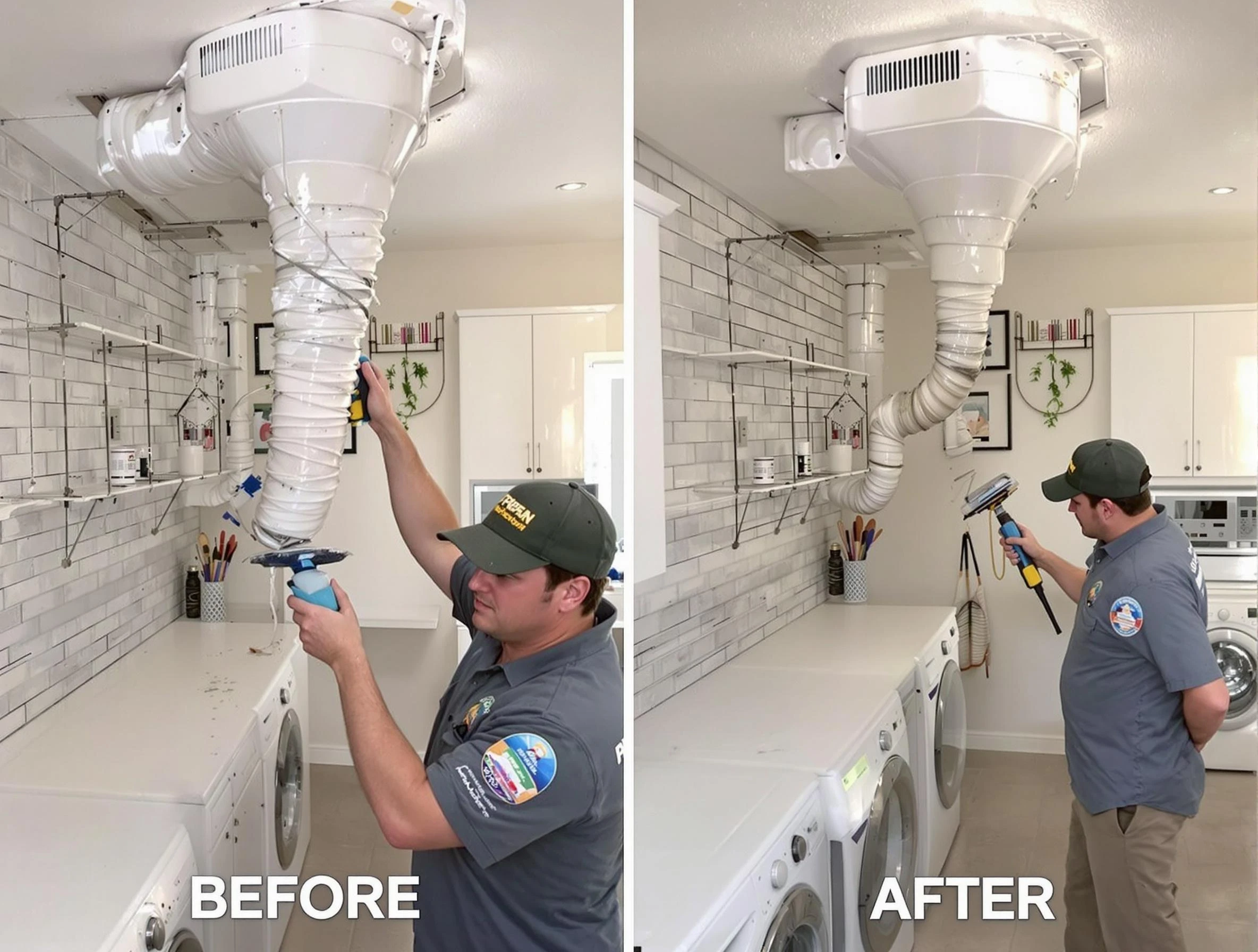 Professional dryer exhaust vent cleaning by Syracuse Dryer Vent Cleaning in Syracuse